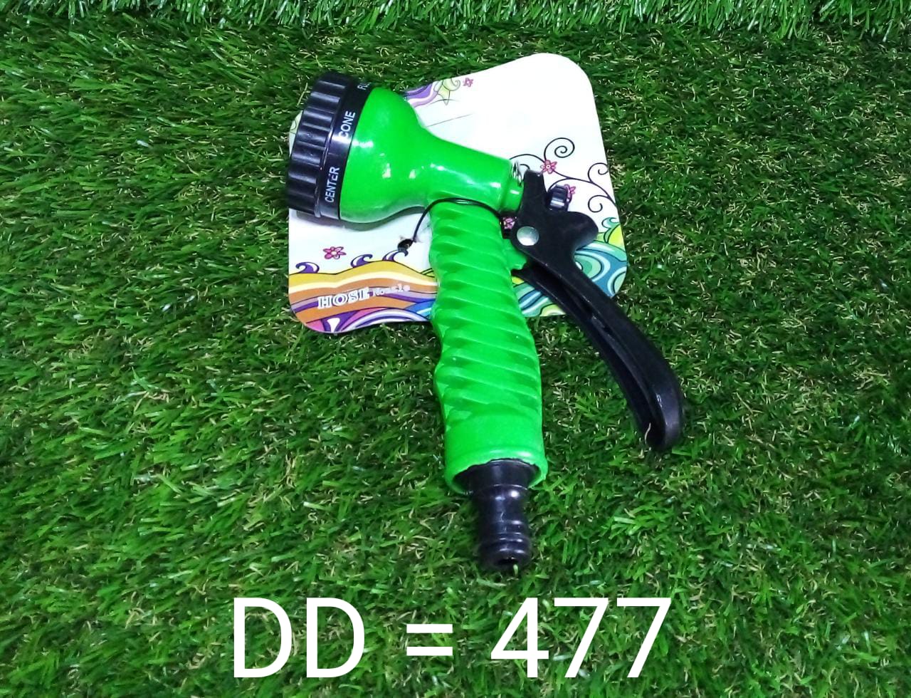 Hose nozzle and tap adapter set for gardening. Hose nozzle and tap adapter set for gardening.